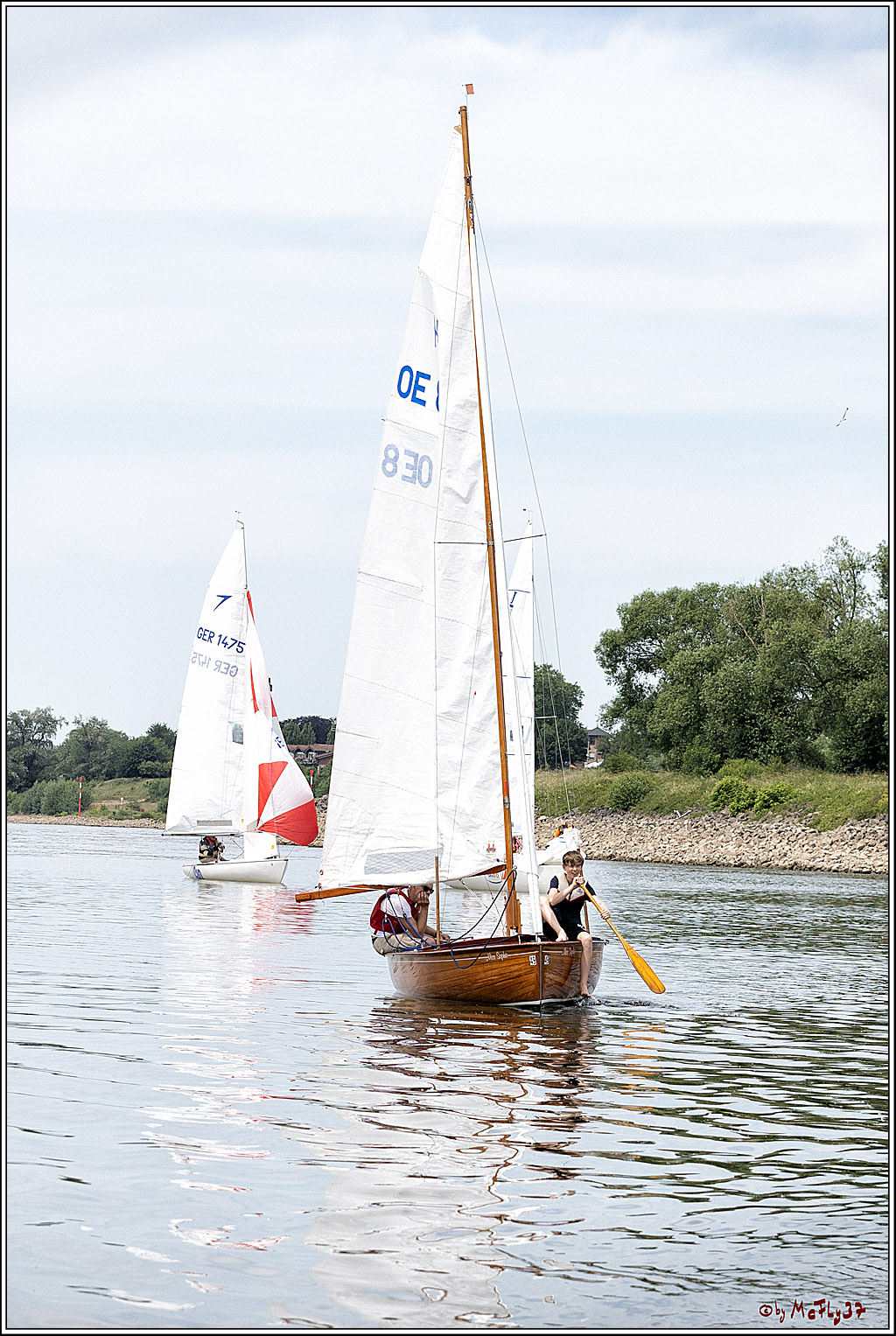 100 Jahre Rheinwoche 2022 - 1. Wettfahrt Porz - Hitdorf, 03.06.2022,